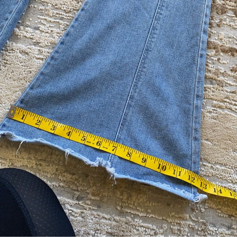 KanCan Flare Jeans Denim Wide Leg High Rise True Flares: 30 - Picture 6 of 13